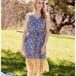 Matilda Jane Blue Ridge Cotton Midi dress size medium